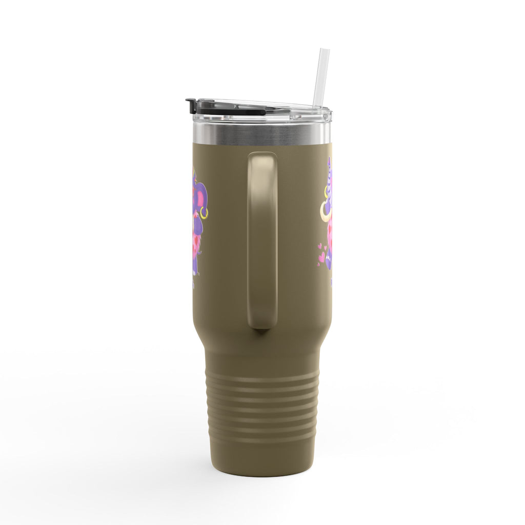 Piklez™ 40oz Insulated Travel Mug – "Full of Love!" Graphic | Smile Universe Collection