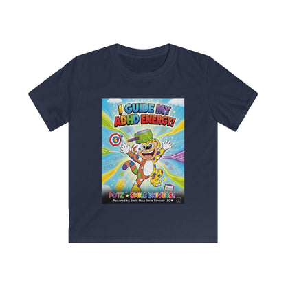Potz™ Kids Softstyle Tee – "I Guide My ADHD Energy!" Graphic Tee | Smile Universe Collection