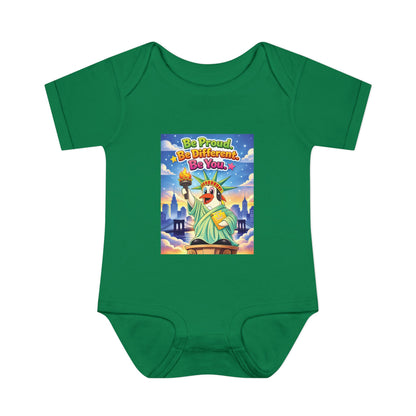 TuBz™ "Be Proud. Be Different. Be You." Infant Bodysuit - Inspirational Baby Onesie