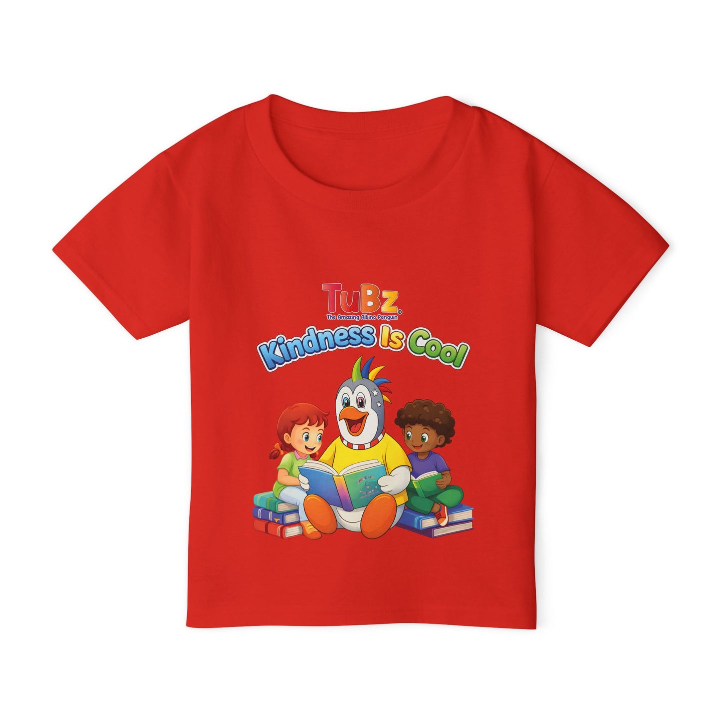 TuBz™ "Kindness Is Cool" Kids T-Shirt - Positive Message Graphic Tee | Smile Universe TuBz4Kidz