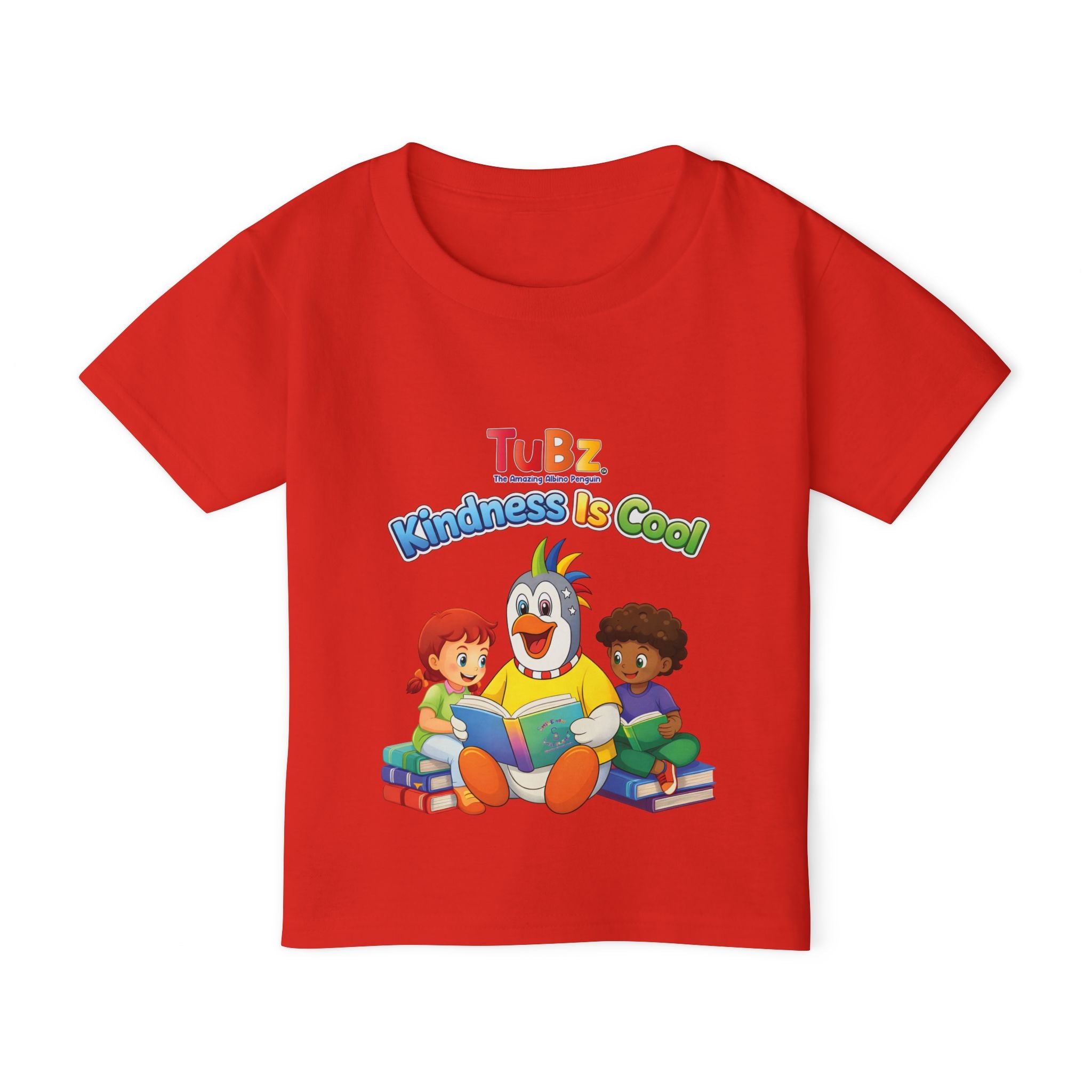 TuBz™ "Kindness Is Cool" Kids T-Shirt - Positive Message Graphic Tee | Smile Universe TuBz4Kidz