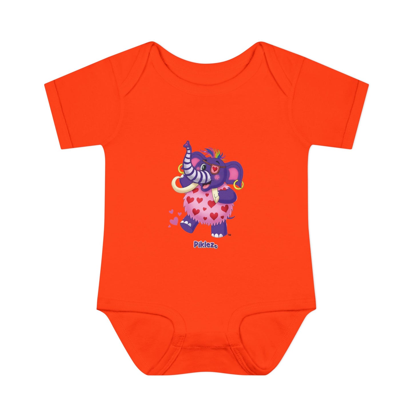 Piklez™ Infant Baby Rib Bodysuit – "Full of Love!" Graphic | Smile Universe Collection