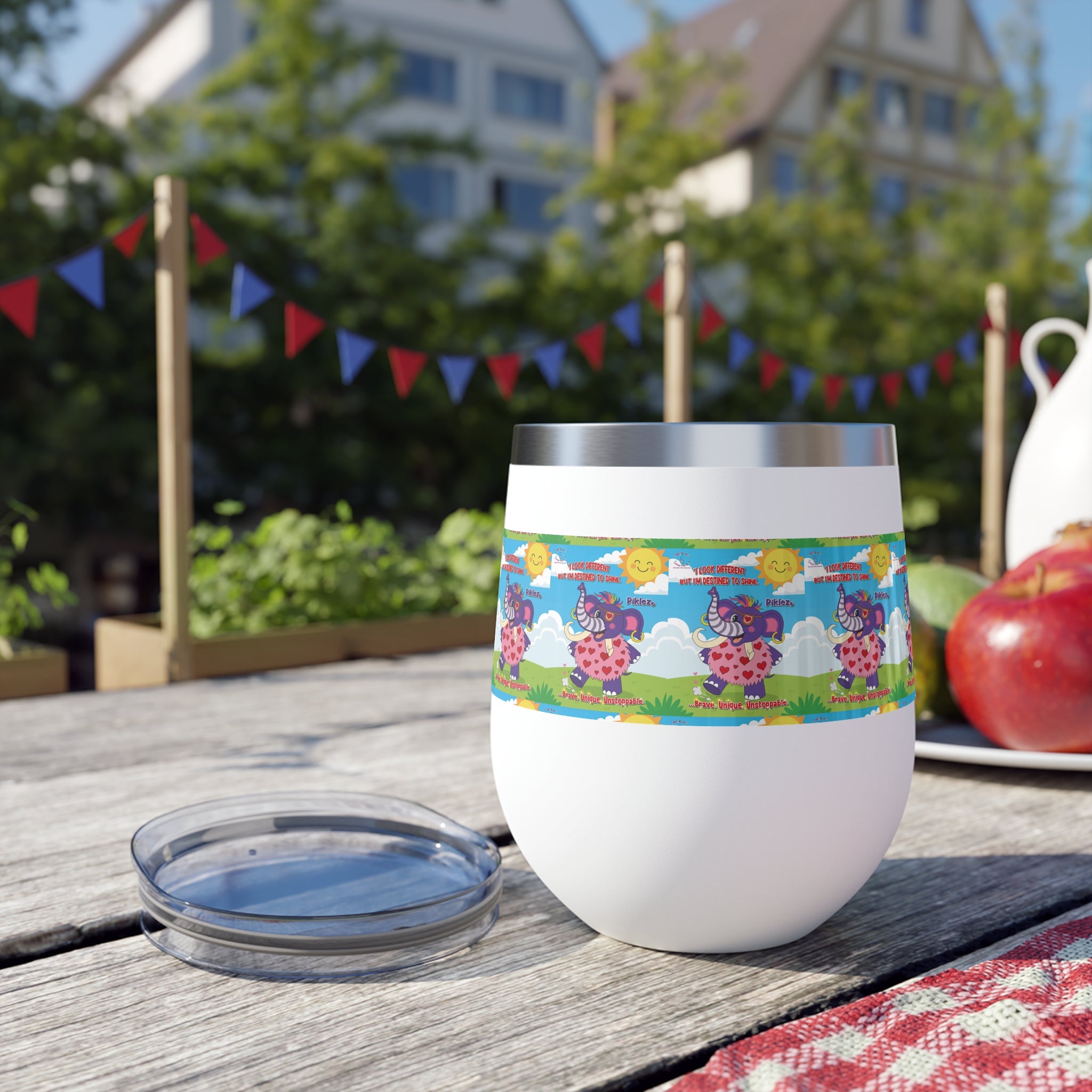 Piklez™ Copper Vacuum Insulated Cup – “Destined to Shine” Travel Mug | Smile Universe Collection