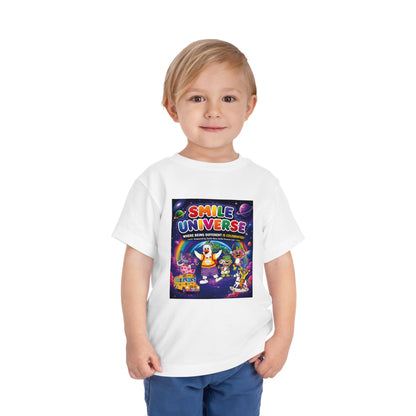 Smile Universe™ Toddler Short Sleeve Tee – "Where Being Different is CELEBRATED!" Graphic