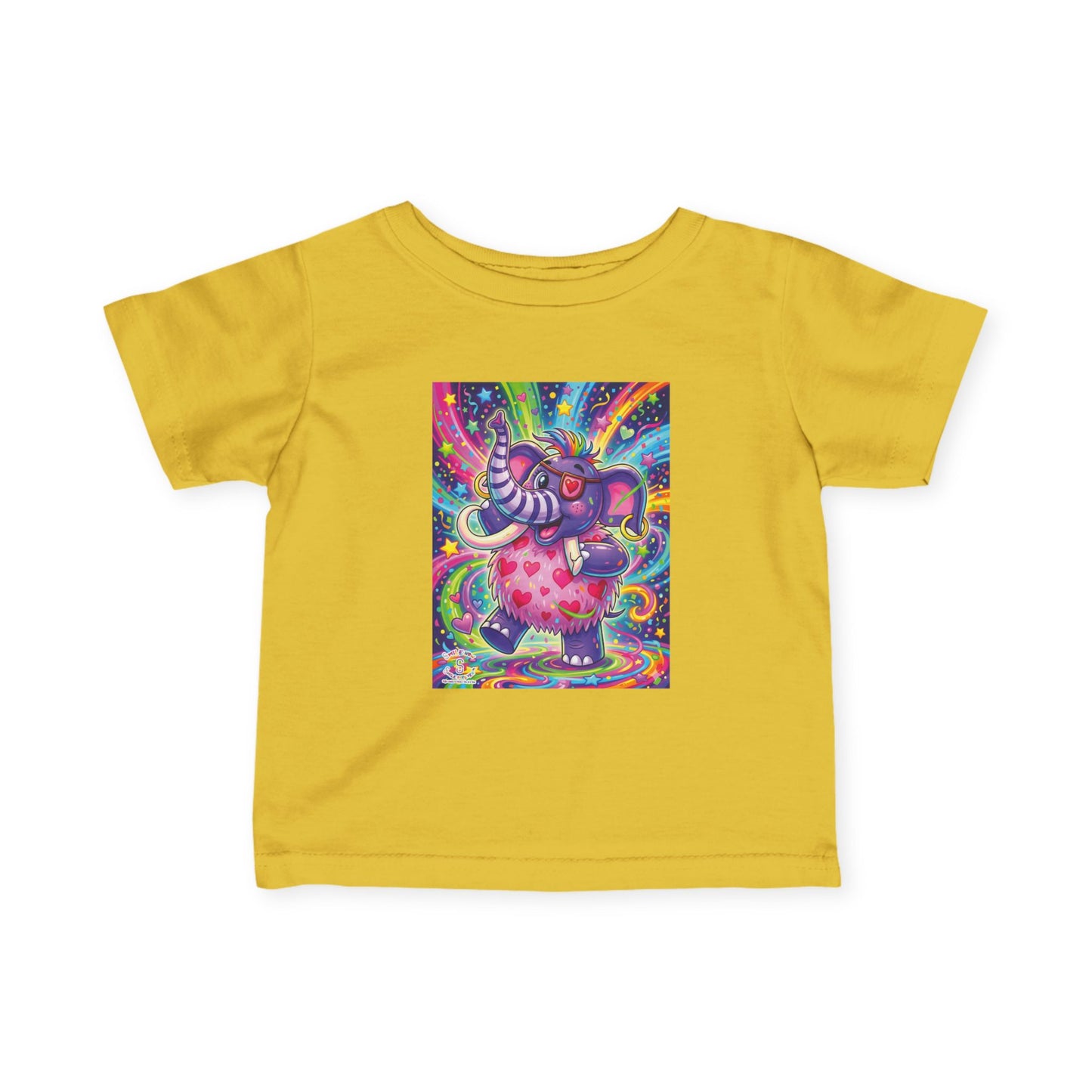 Piklez™ Infant Fine Jersey Tee – "Born to Celebrate!" Graphic Shirt | Smile Universe Collection