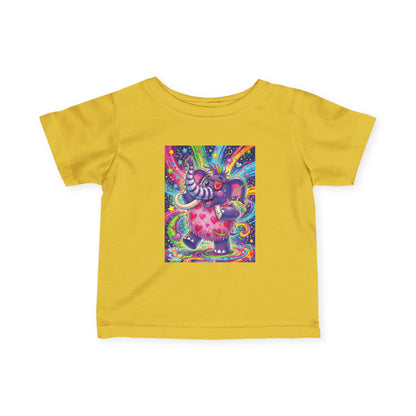 Piklez™ Infant Fine Jersey Tee – "Born to Celebrate!" Graphic Shirt | Smile Universe Collection