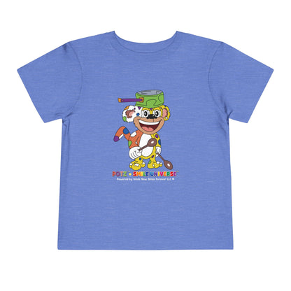 Potz™ Toddler Short Sleeve Tee – Playful Graphic Tee | Smile Universe Collection