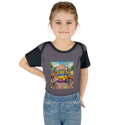 Lani™ Infant Baby Rib Bodysuit – "Where Being Different is CELEBRATED!" Graphic