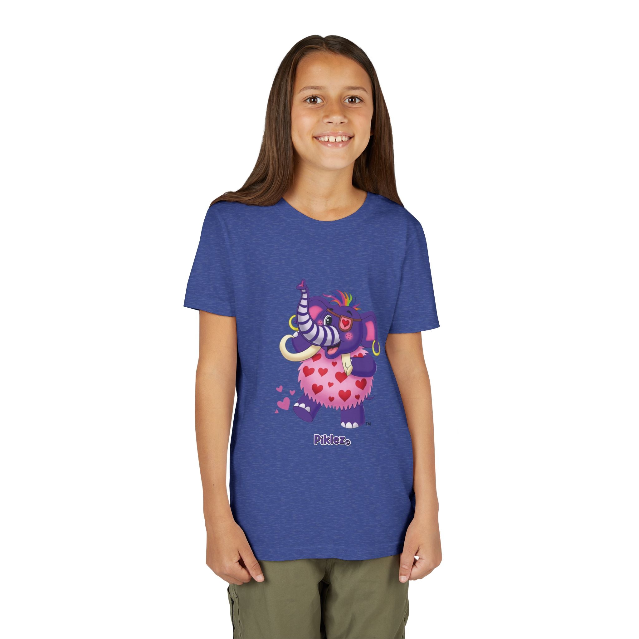 Piklez™ Youth Short Sleeve Tee – "Full of Love!" Graphic Shirt | Smile Universe Collection