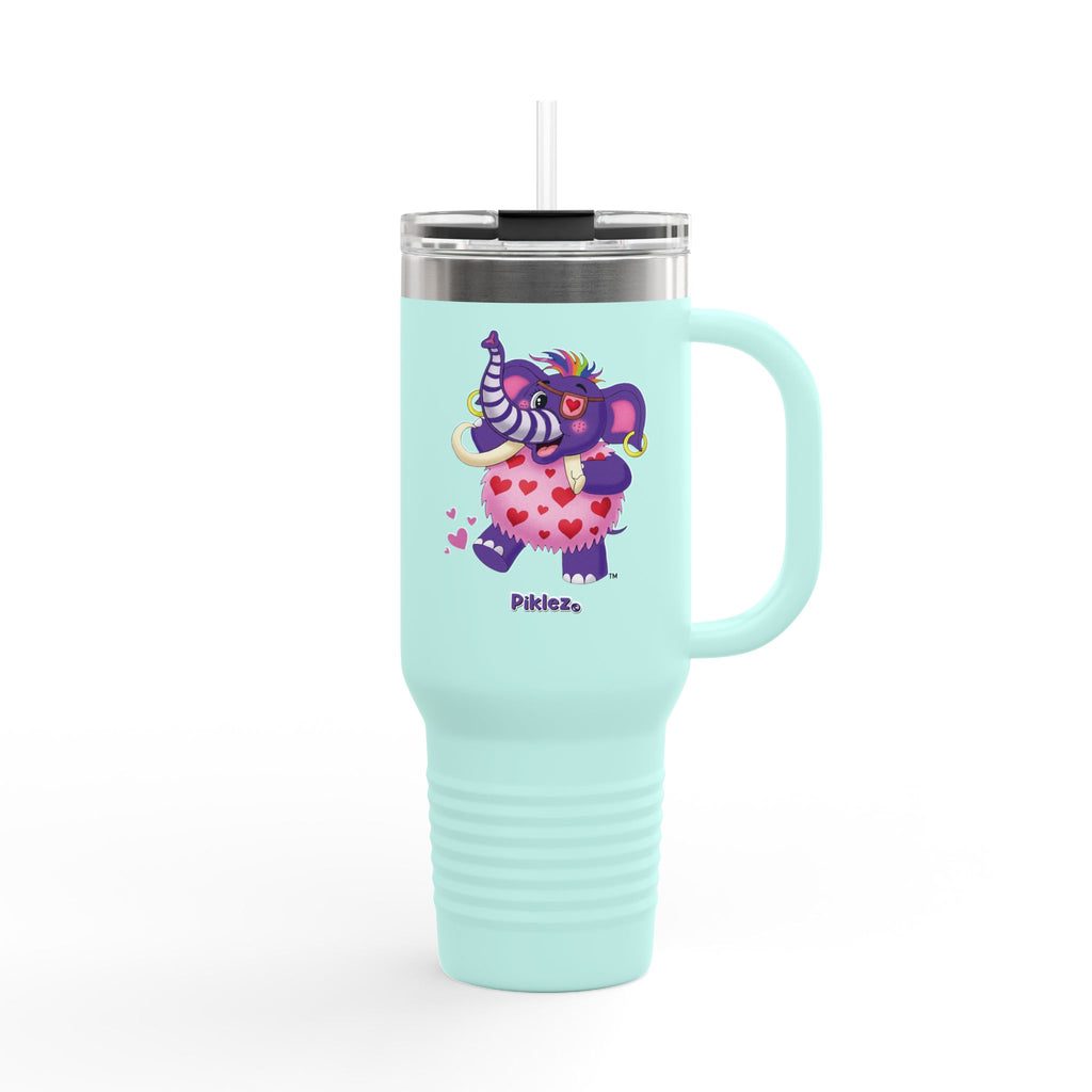 Piklez™ 40oz Insulated Travel Mug – "Full of Love!" Graphic | Smile Universe Collection