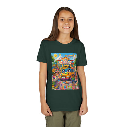 Lani™ Youth Short Sleeve Tee – "Where Being Different is CELEBRATED!" Graphic Shirt