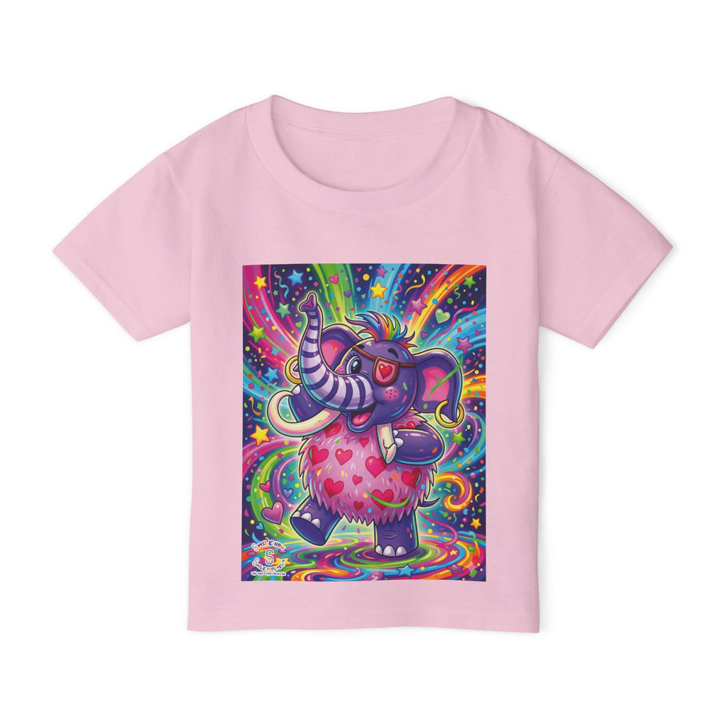 Piklez™ Heavy Cotton™ Toddler T-Shirt – "Born to Celebrate!" Graphic Shirt | Smile Universe Collection