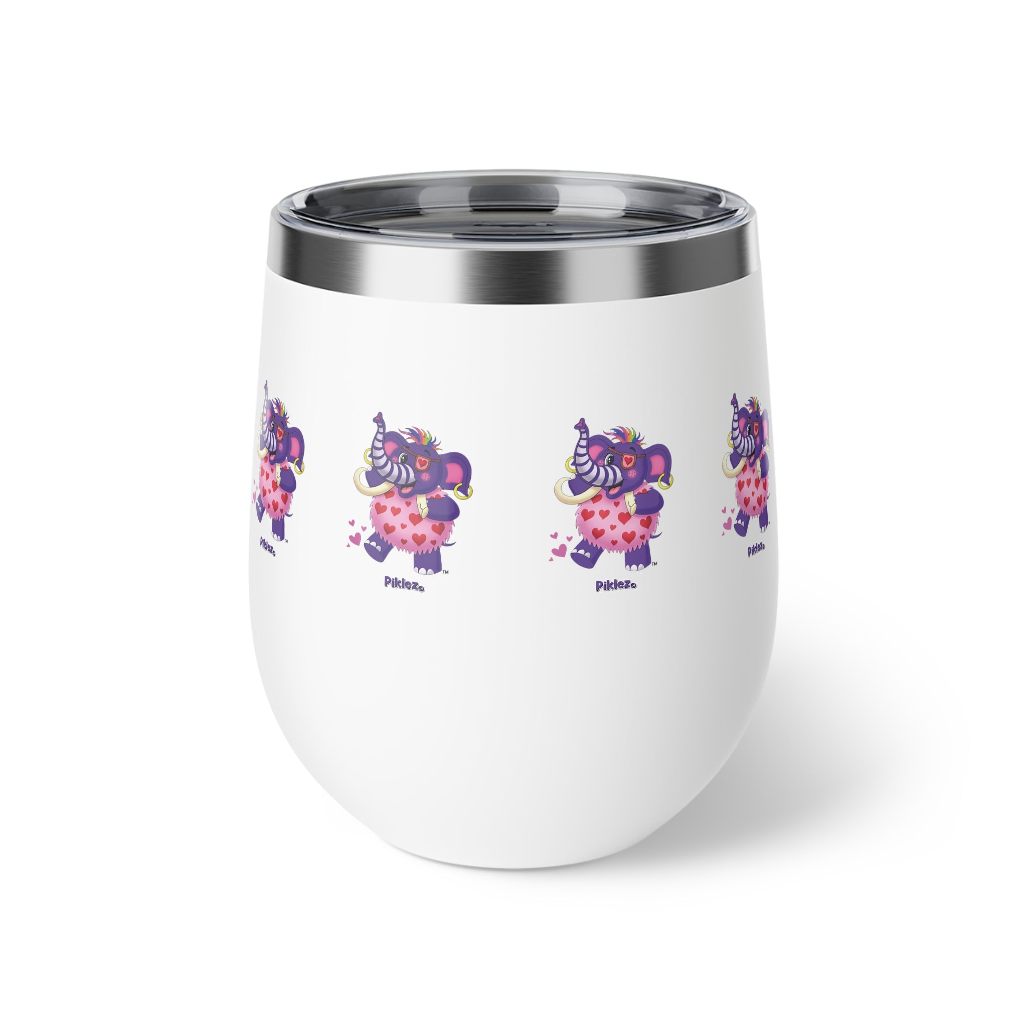 Piklez™ 12oz Copper Vacuum Insulated Cup – "Full of Love!" Graphic | Smile Universe Collection