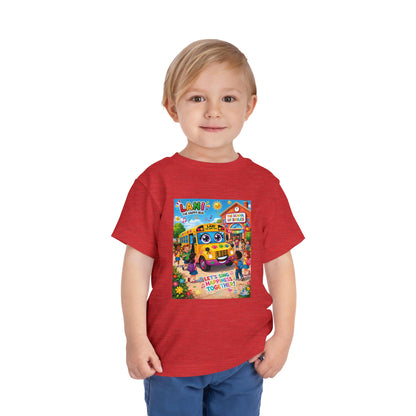 Lani™ Toddler Short Sleeve Tee – "Let's Sing Happiness Together!" Graphic