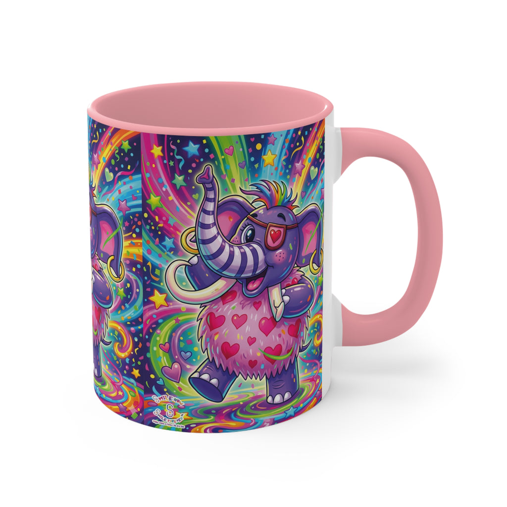 Piklez™ Accent Mug – "Born to Celebrate!" Graphic | Smile Universe Collection