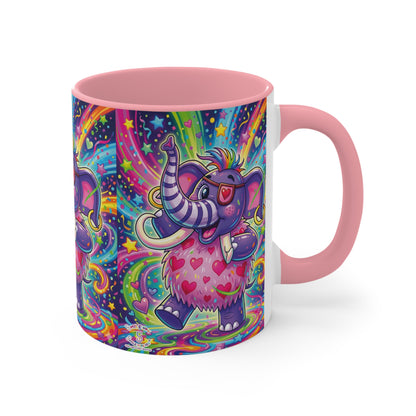 Piklez™ Accent Mug – "Born to Celebrate!" Graphic | Smile Universe Collection