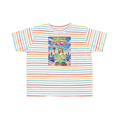 TuBz™ "Be Proud. Be Different. Be You." Kids T-Shirt - Inspirational Graphic Tee