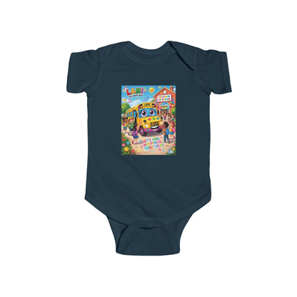Lani™ Infant Fine Jersey Bodysuit – "Let's Sing Happiness Together!" Graphic