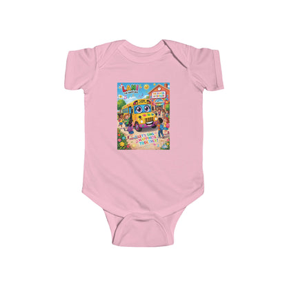 Lani™ Infant Fine Jersey Bodysuit – "Let's Sing Happiness Together!" Graphic
