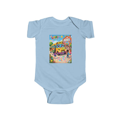 Lani™ Infant Fine Jersey Bodysuit – "Let's Sing Happiness Together!" Graphic