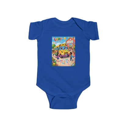 Lani™ Infant Fine Jersey Bodysuit – "Let's Sing Happiness Together!" Graphic
