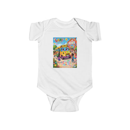 Lani™ Infant Fine Jersey Bodysuit – "Let's Sing Happiness Together!" Graphic