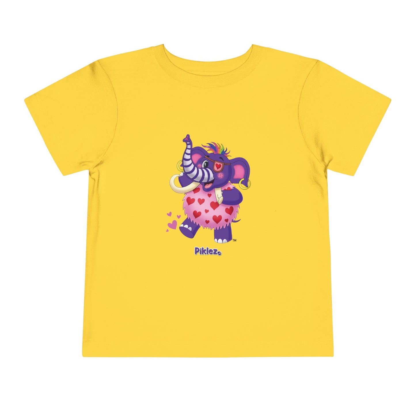 Piklez™ Toddler Short Sleeve Tee – "Full of Love!" Graphic Shirt | Smile Universe Collection
