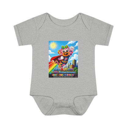 Panz™ Infant Baby Rib Bodysuit – "My Autism is My Superpower" Graphic | Smile Universe Collection