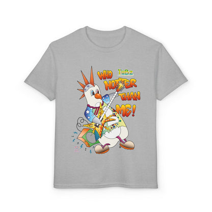 TuBz™ Rockstar Kids T-Shirt - "Who Hotter Than Me!" Graphic Tee | Smile Universe TuBz4Kidz Collection
