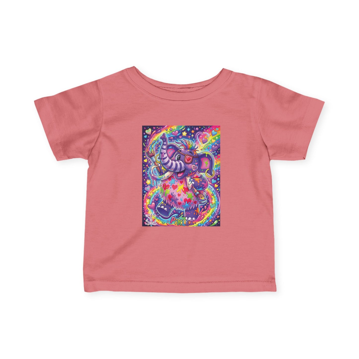 Piklez™ Infant Fine Jersey Tee – "Magic Paint!" Graphic Shirt | Smile Universe Collection