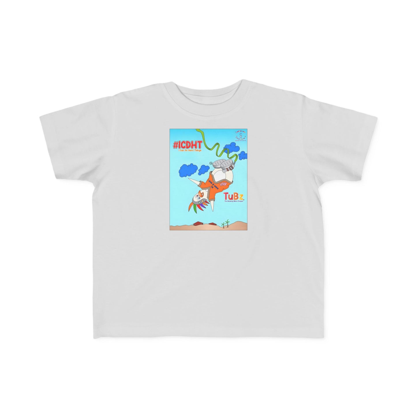 TuBz™ "I Can Do Hard Things" Toddler T-Shirt | Toddler's Fine Jersey Tee  - Positive Kids Graphic Tee