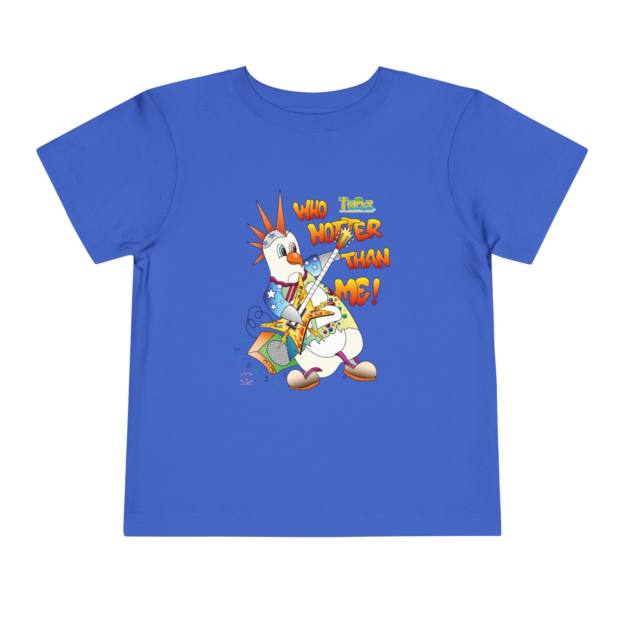 TuBz™ Rockstar Kids T-Shirt - "Who Hotter Than Me!" Graphic Tee | Smile Universe TuBz4Kidz Collection