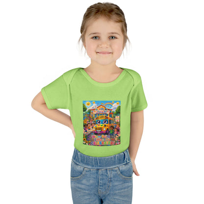 Lani™ Infant Baby Rib Bodysuit – "Where Being Different is CELEBRATED!" Graphic