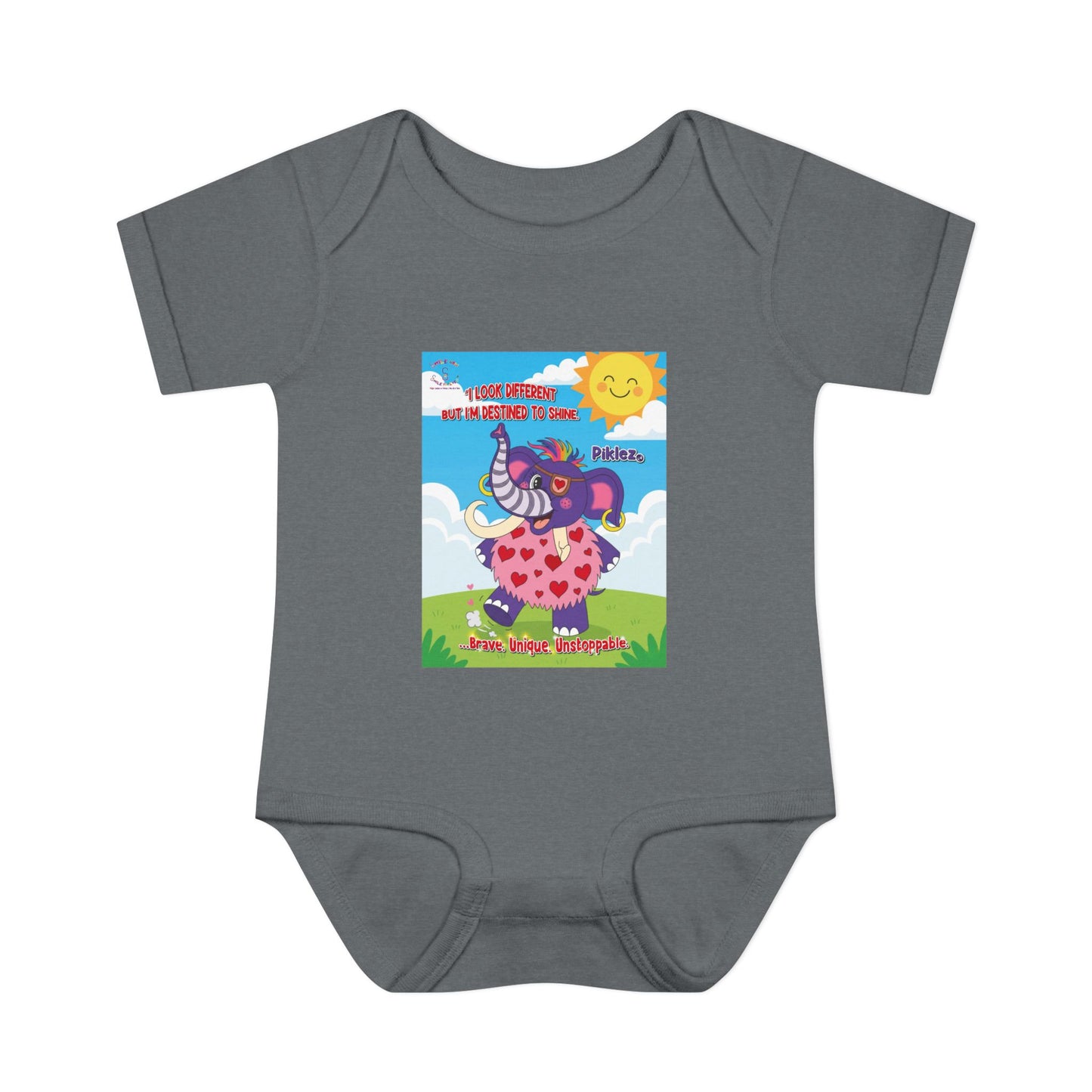 Piklez™ Infant Bodysuit – “Destined to Shine” Baby Outfit | Smile Universe Collection