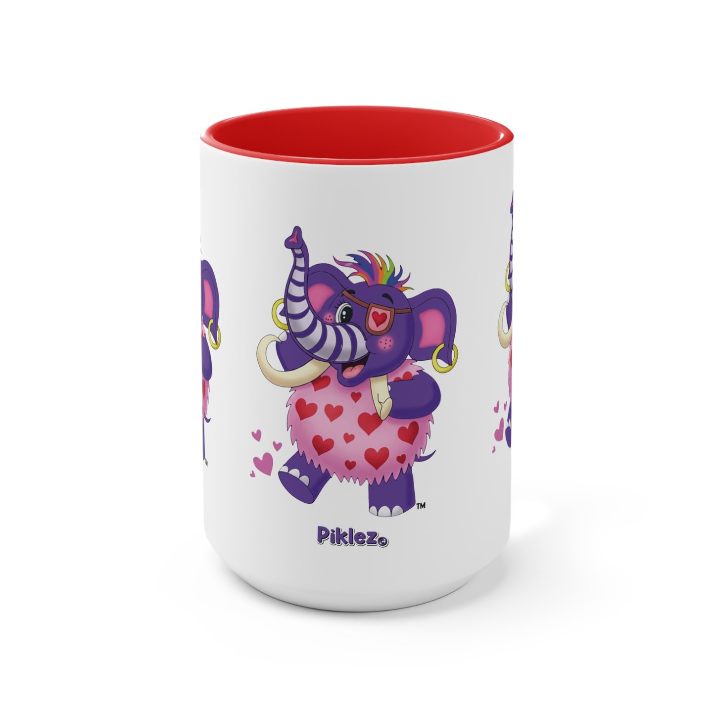 Piklez™ Accent Mug – "Full of Love!" Graphic | Smile Universe Collection