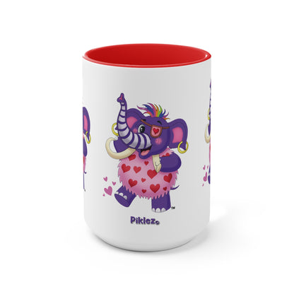 Piklez™ Accent Mug – "Full of Love!" Graphic | Smile Universe Collection