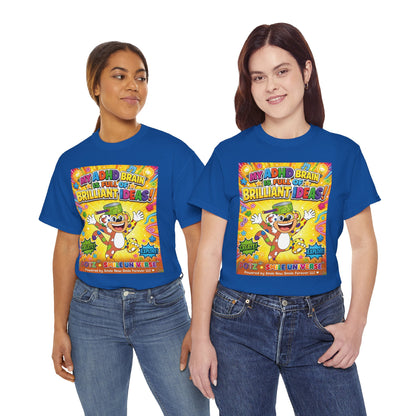 Potz™ Unisex Heavy Cotton™ Tee – "My ADHD Brain is Full of Brilliant Ideas!" Graphic Tee | Smile Universe Collection