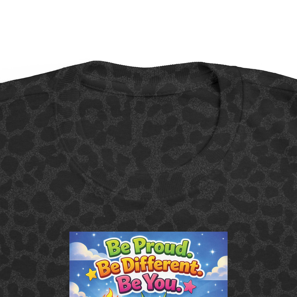 TuBz™ "Be Proud. Be Different. Be You." Kids T-Shirt - Inspirational Graphic Tee