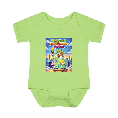 TuBz™ "Be Proud. Be Different. Be You." Infant Bodysuit - Inspirational Baby Onesie
