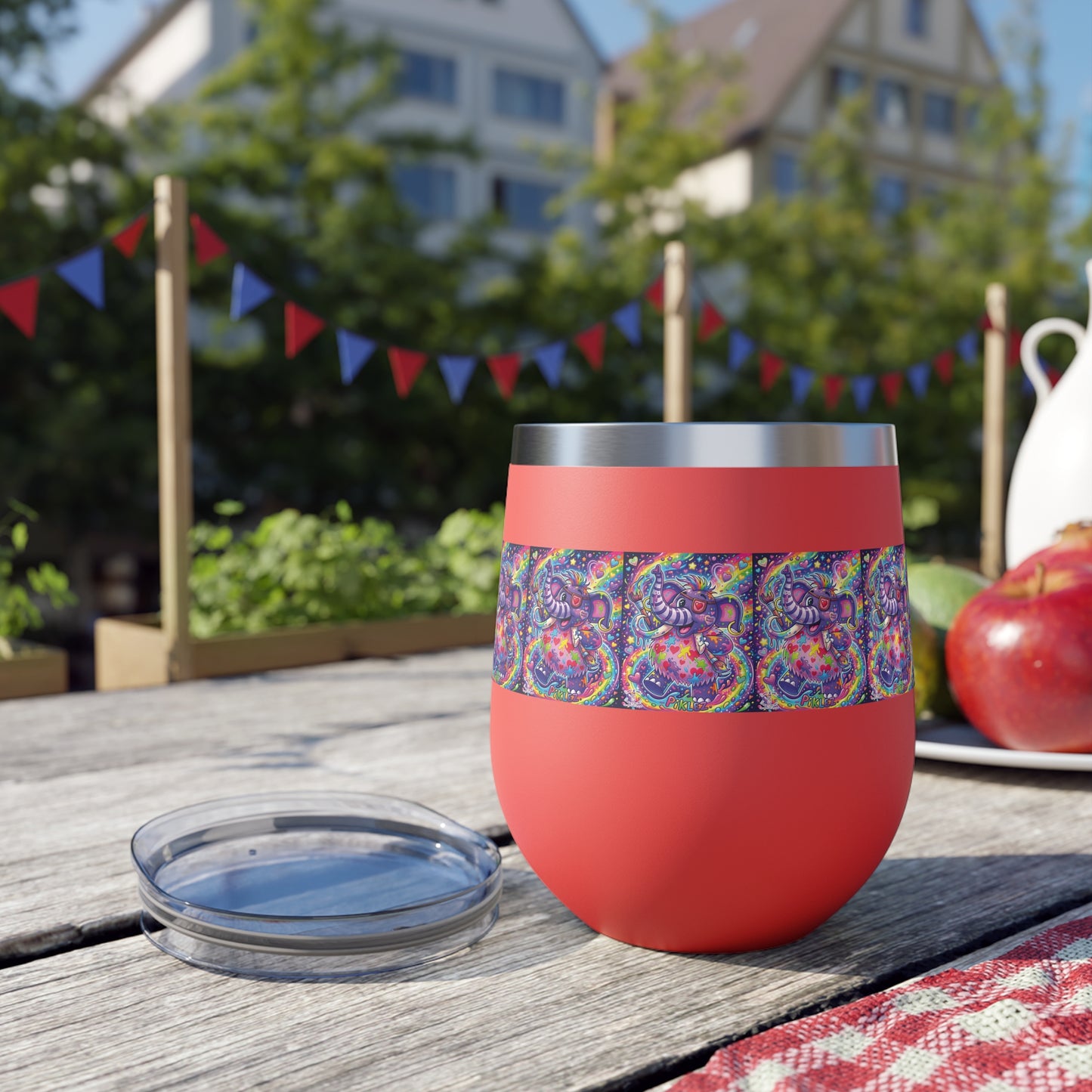 Piklez™ 40oz Copper Vacuum Insulated Cup – "Magic Paint!" Graphic | Smile Universe Collection