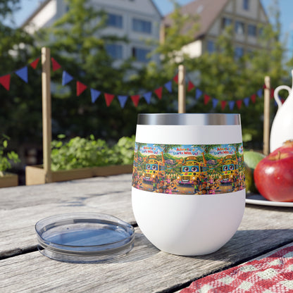 Lani™ 12oz Copper Vacuum Insulated Cup – "Adventure Starts With Us!" Graphic