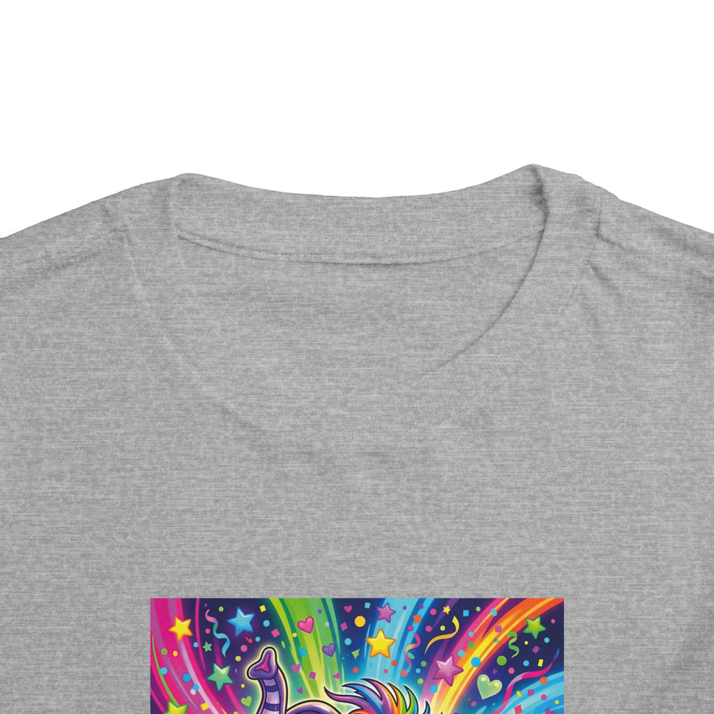 Piklez™ Toddler Short Sleeve Tee – "Born to Celebrate!" Graphic Shirt | Smile Universe Collection