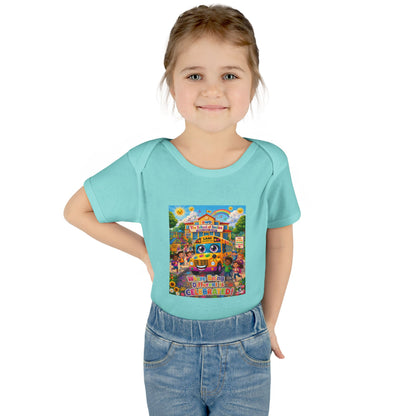 Lani™ Infant Baby Rib Bodysuit – "Where Being Different is CELEBRATED!" Graphic