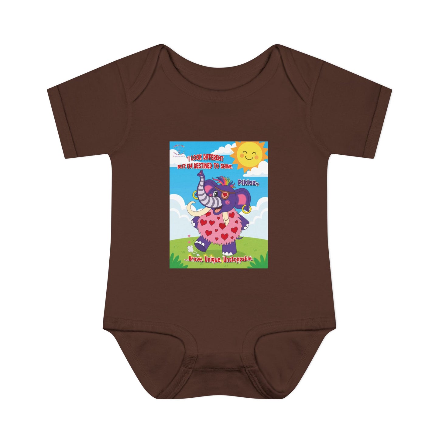 Piklez™ Infant Bodysuit – “Destined to Shine” Baby Outfit | Smile Universe Collection