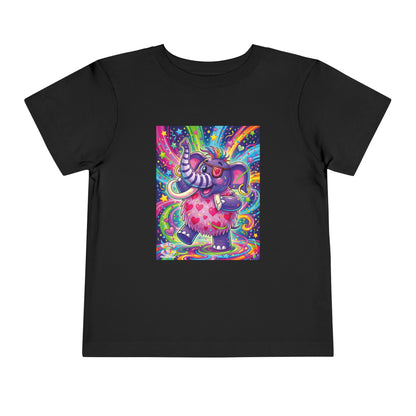Piklez™ Toddler Short Sleeve Tee – "Born to Celebrate!" Graphic Shirt | Smile Universe Collection