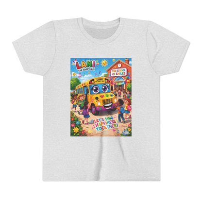 Lani™ Youth Short Sleeve Tee – "Let's Sing Happiness Together!" Graphic