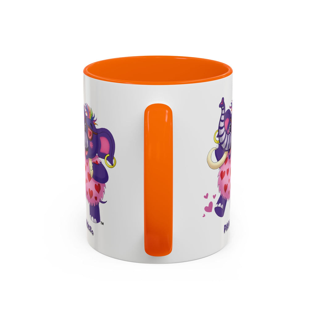 Piklez™ Accent Coffee Mug (11oz & 15oz) – "Full of Love!" Graphic | Smile Universe Collection
