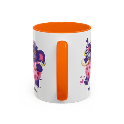 Piklez™ Accent Coffee Mug (11oz & 15oz) – "Full of Love!" Graphic | Smile Universe Collection