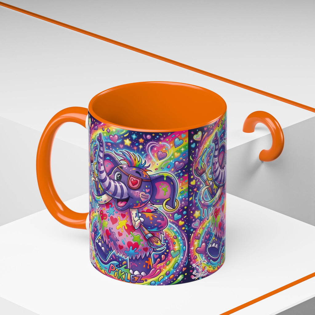 Piklez™ 15oz Ceramic Mug – "Magic Paint!" Graphic | Smile Universe Collection
