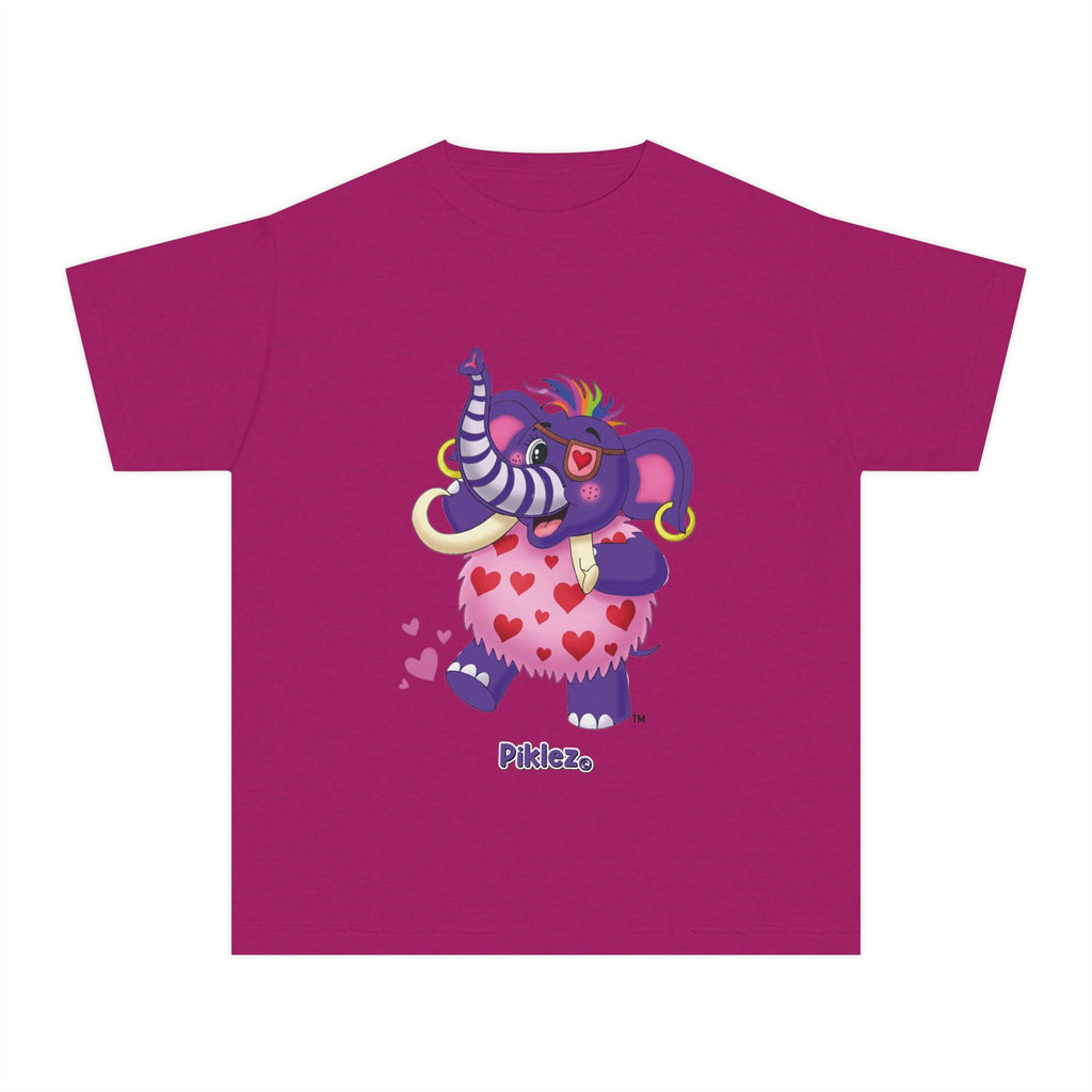 Piklez™ Youth Midweight Tee – "Full of Love!" Graphic Shirt | Smile Universe Collection